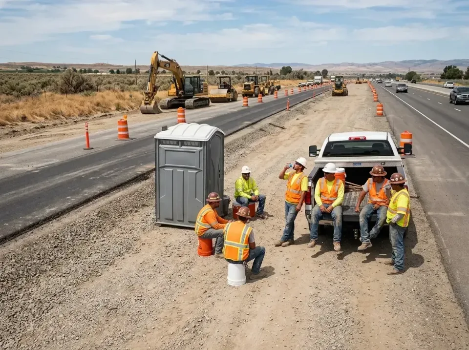 highway-road-construction-crew-007 — frequently asked questions, Porta Potty and Restroom Rentals in Welch, WV